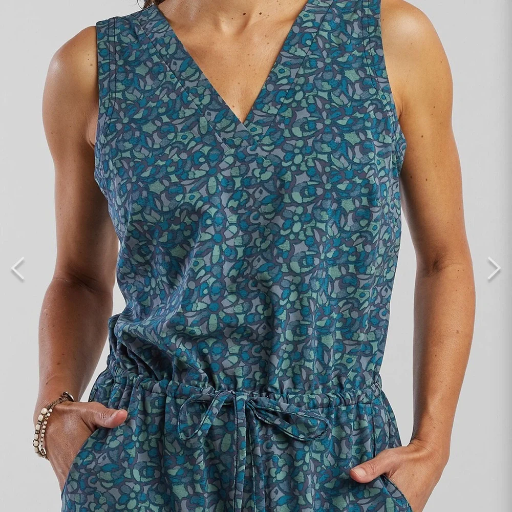 NWT Toad & Co Crusher Sleeveless Jumpsuit size M - Picture 2 of 14